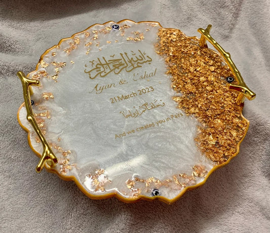Resin's Wedding Tray