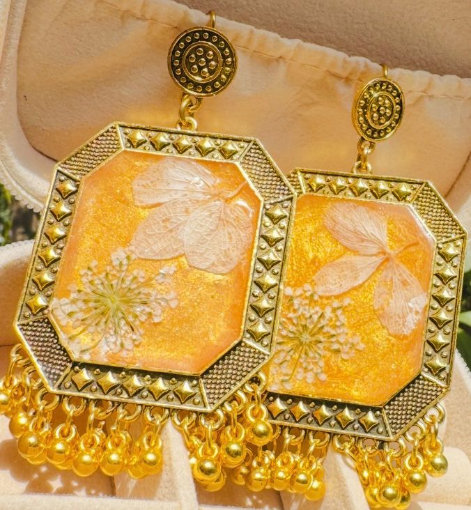 Resin's Precious Jhumkas
