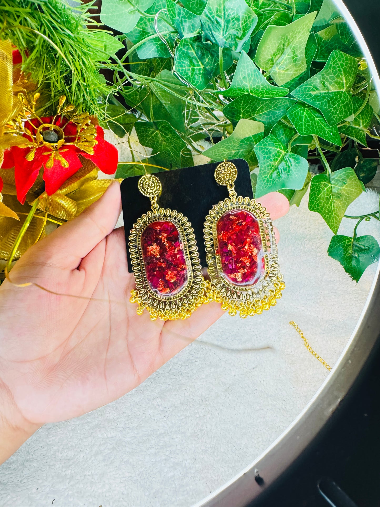 Resin's Jhumka